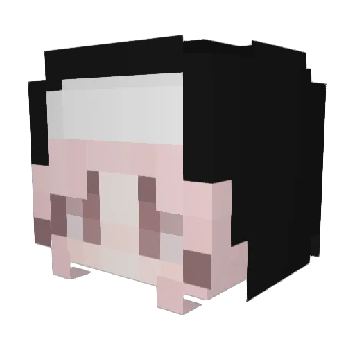 trevlaa Minecraft avatar head, 3D render