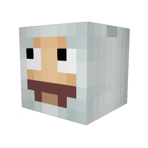 trevor1129 Minecraft avatar head, 3D render