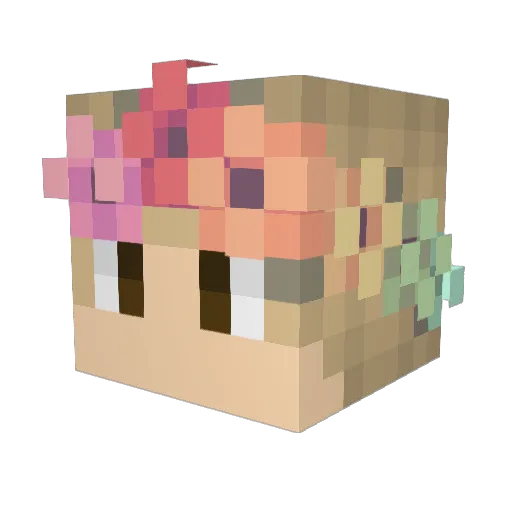 trevor6290 Minecraft avatar head, 3D render