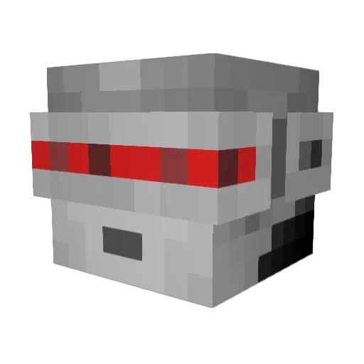 trevorcochran Minecraft avatar head, 3D render