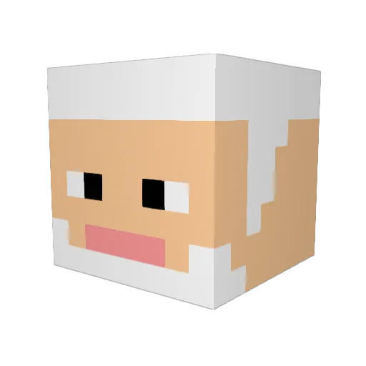 trevorh88 Minecraft avatar head, 3D render