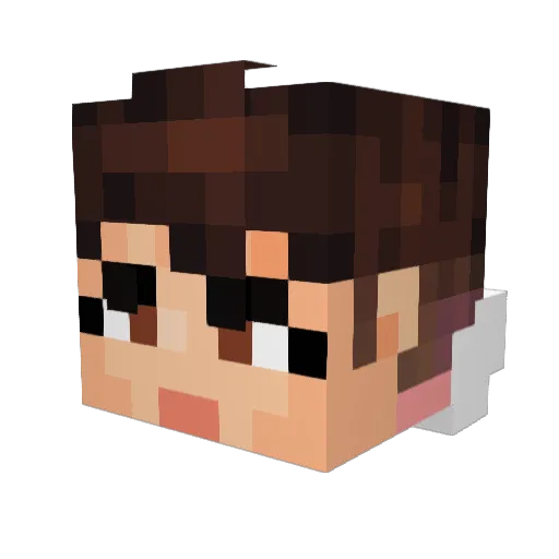 trevorporter34 Minecraft avatar head, 3D render
