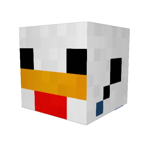 trevosstv Minecraft avatar head, 3D render