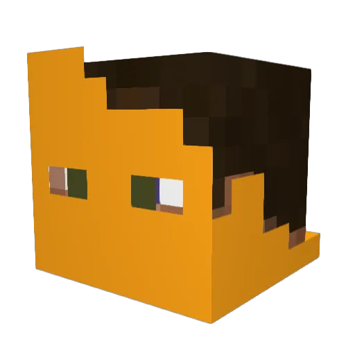 trex4890 Minecraft avatar head, 3D render