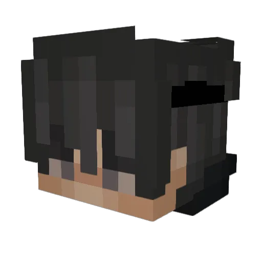 trexJupo Minecraft avatar head, 3D render