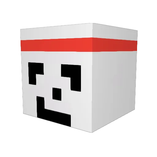 trexavier Minecraft avatar head, 3D render