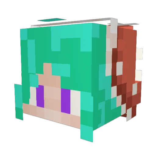 trexjones005 Minecraft avatar head, 3D render