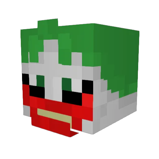 trey1354 Minecraft avatar head, 3D render