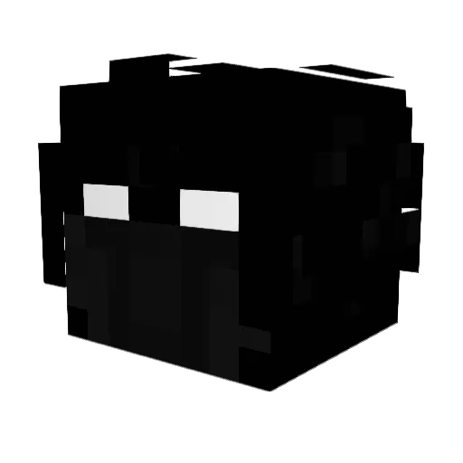 trezx77 Minecraft avatar head, 3D render