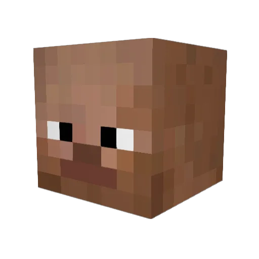 trezyo Minecraft avatar head, 3D render