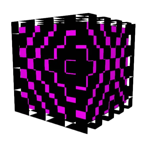 trheeo Minecraft avatar head, 3D render