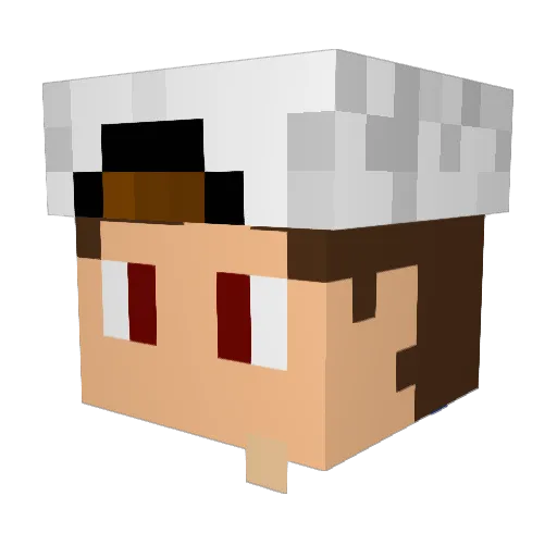tri_gamer85 Minecraft avatar head, 3D render