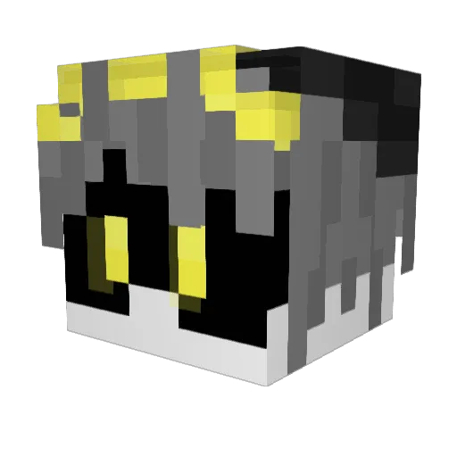 tri_tex Minecraft avatar head, 3D render