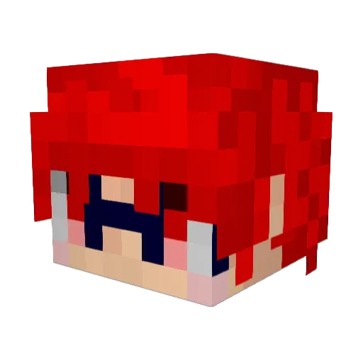 tribal116 Minecraft avatar head, 3D render