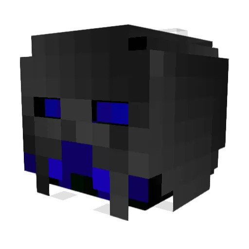 tribal_wolf Minecraft avatar head, 3D render