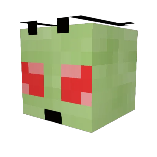 tribeas Minecraft avatar head, 3D render