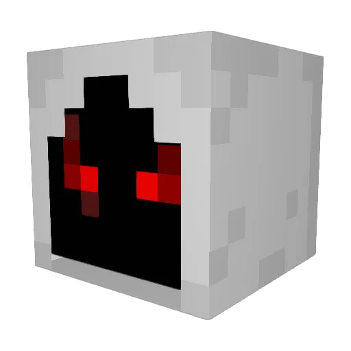 trickieman Minecraft avatar head, 3D render