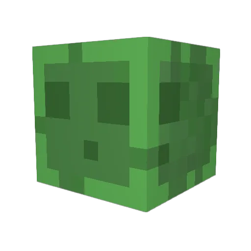 trickshotaction Minecraft avatar head, 3D render