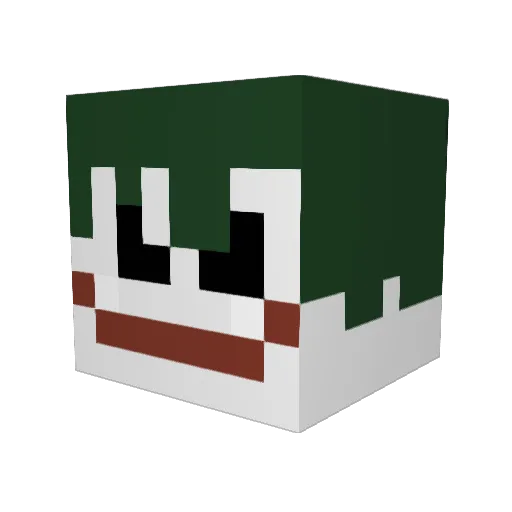 tricktrack33 Minecraft avatar head, 3D render