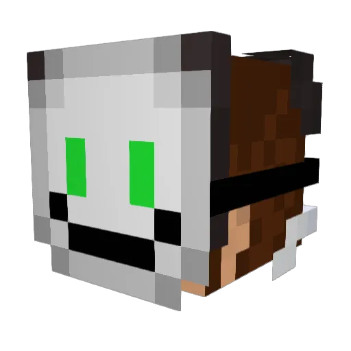 triet2k10 Minecraft avatar head, 3D render