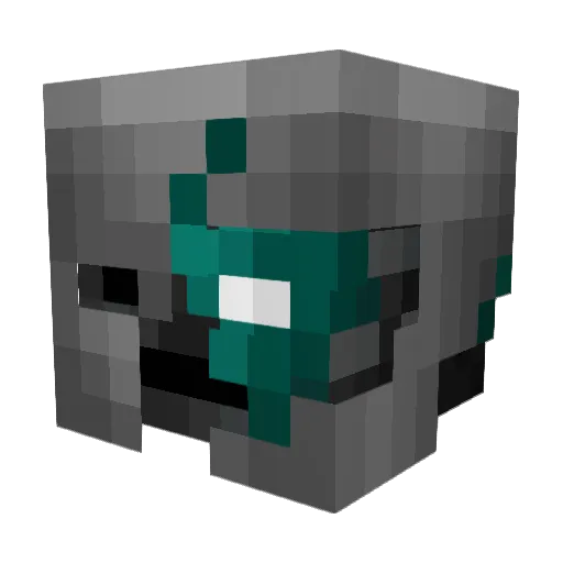 trifke Minecraft avatar head, 3D render