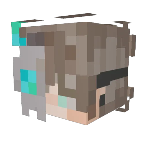 triforceguy597 Minecraft avatar head, 3D render