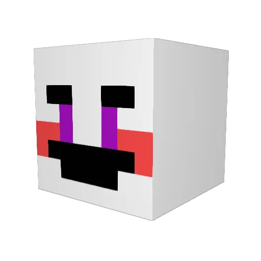 triggeredGreaser Minecraft avatar head, 3D render