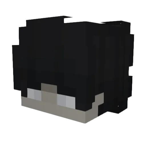triheda Minecraft avatar head, 3D render
