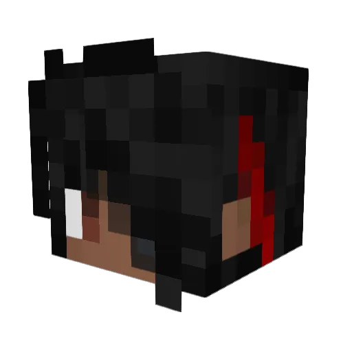 triixste Minecraft avatar head, 3D render