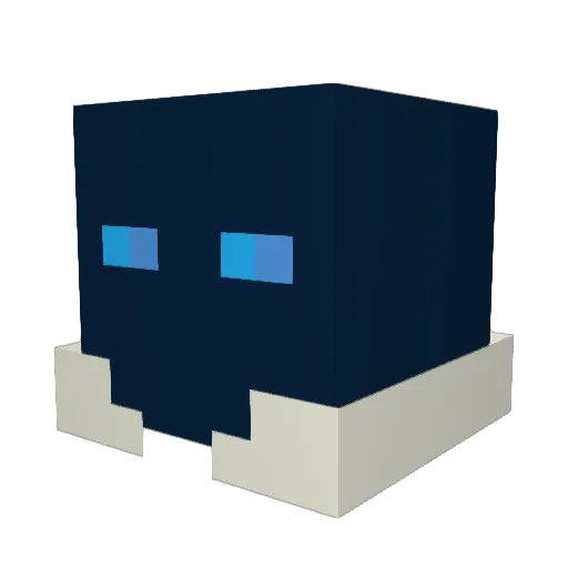 trik_setton Minecraft avatar head, 3D render