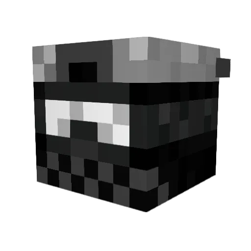 trilililili Minecraft avatar head, 3D render