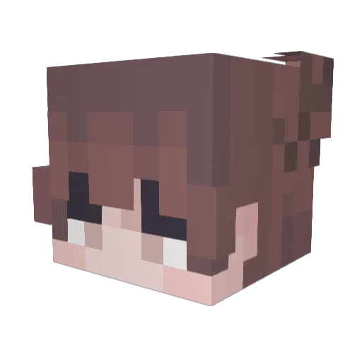 trillay Minecraft avatar head, 3D render