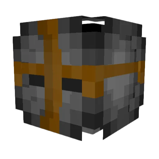 trilleboeren Minecraft avatar head, 3D render