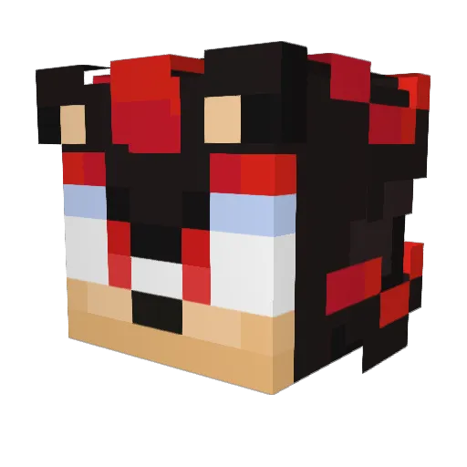 triller06 Minecraft avatar head, 3D render