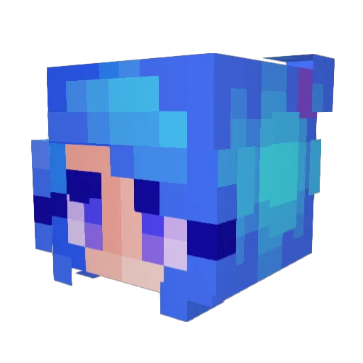 trinitystar1234 Minecraft avatar head, 3D render