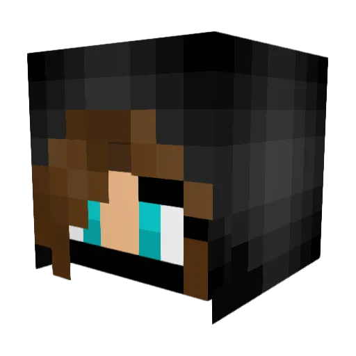 trintron0 Minecraft avatar head, 3D render