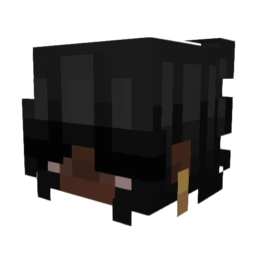 trinussy Minecraft avatar head, 3D render