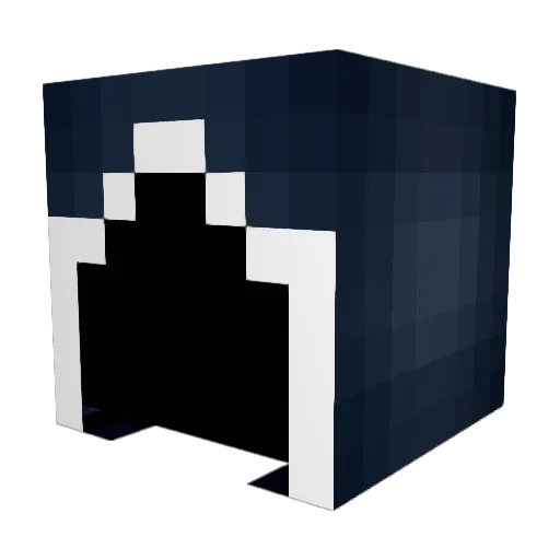 trio_cem Minecraft avatar head, 3D render