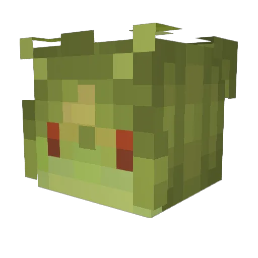 trioven Minecraft avatar head, 3D render