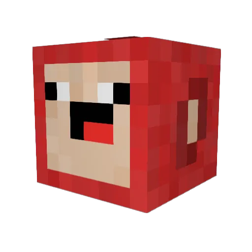 triozinho_ Minecraft avatar head, 3D render