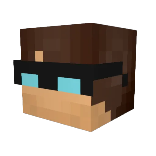 tripaaa2014 Minecraft avatar head, 3D render