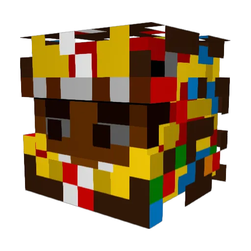 tripforheisman Minecraft avatar head, 3D render