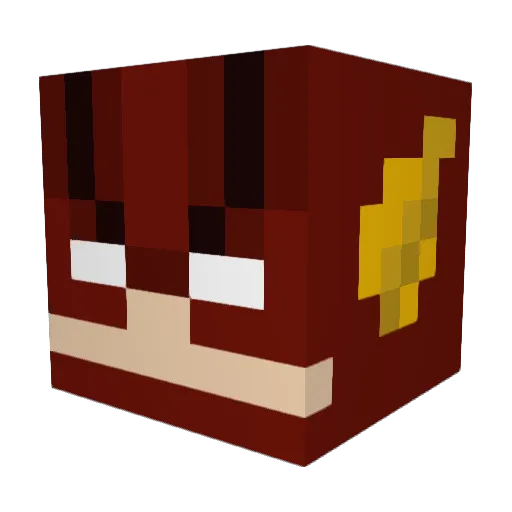 triplea1470 Minecraft avatar head, 3D render