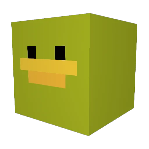 triplewcheese Minecraft avatar head, 3D render