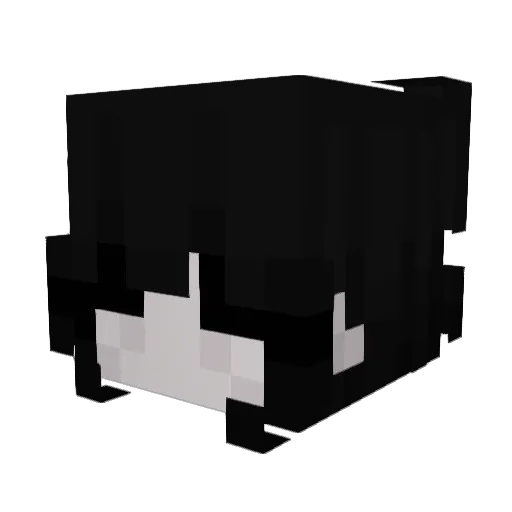 trippie3 Minecraft avatar head, 3D render