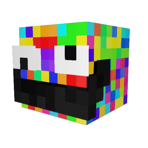 trippyKAT Minecraft avatar head, 3D render