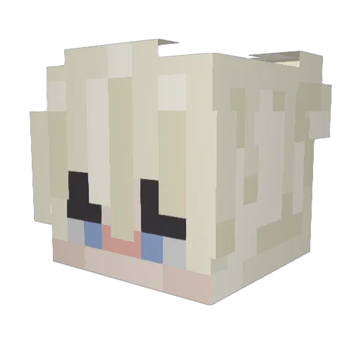 trippybee15 Minecraft avatar head, 3D render