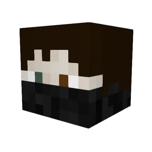 tripwontfall Minecraft avatar head, 3D render
