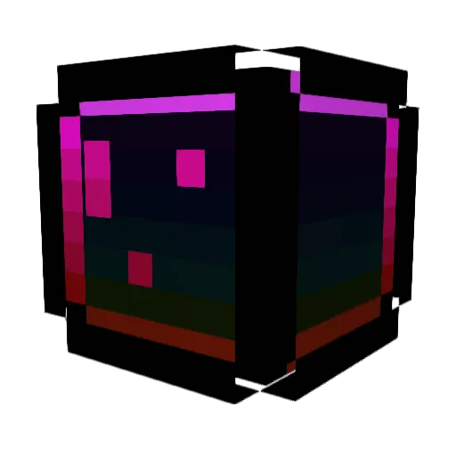 triqqieredd Minecraft avatar head, 3D render
