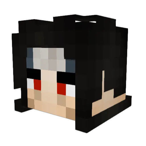 tris8r Minecraft avatar head, 3D render